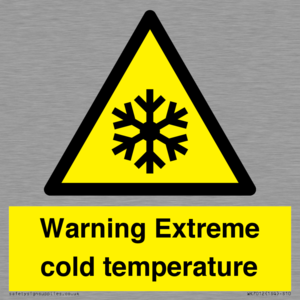 Warning Extreme cold temperature